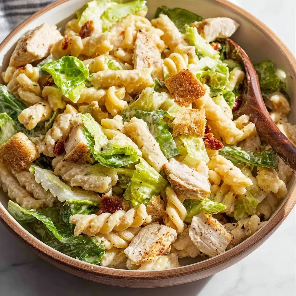 Chicken Caesar Pasta Salad
