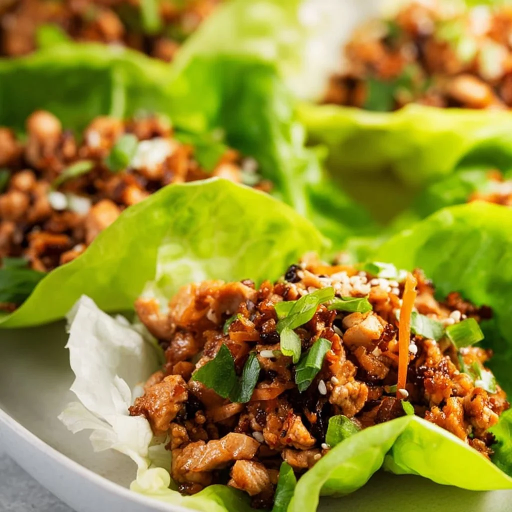 Chicken Lettuce Wraps