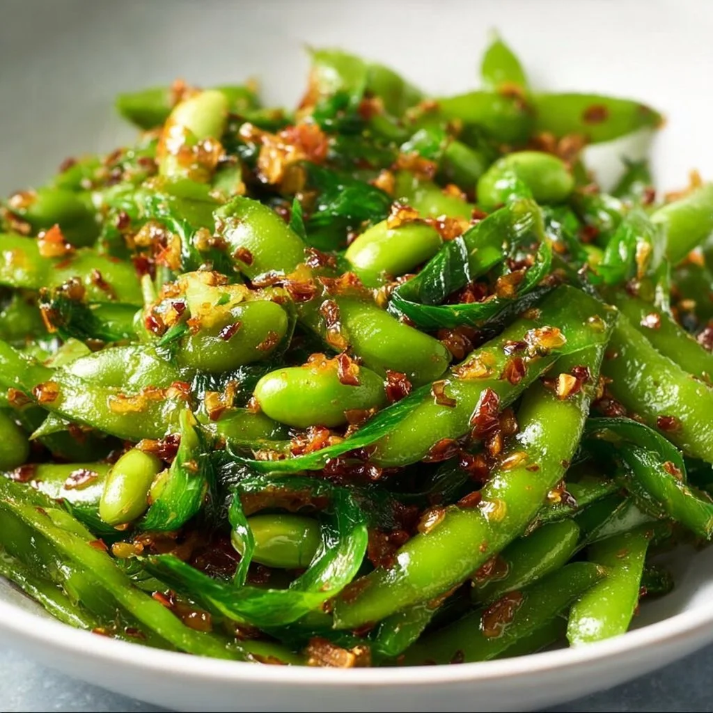 Chili Crisp Snap Pea Salad