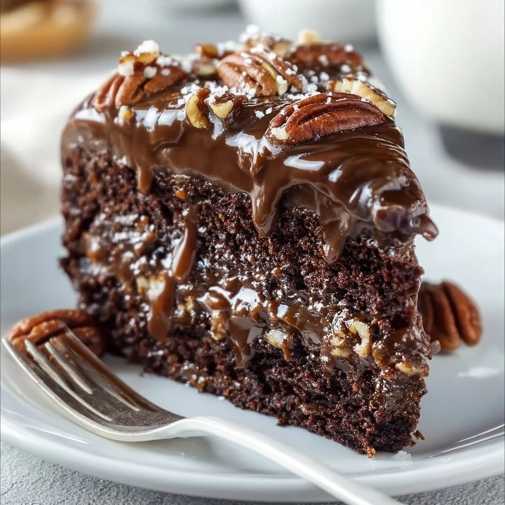 Chocolate Turtle Cake