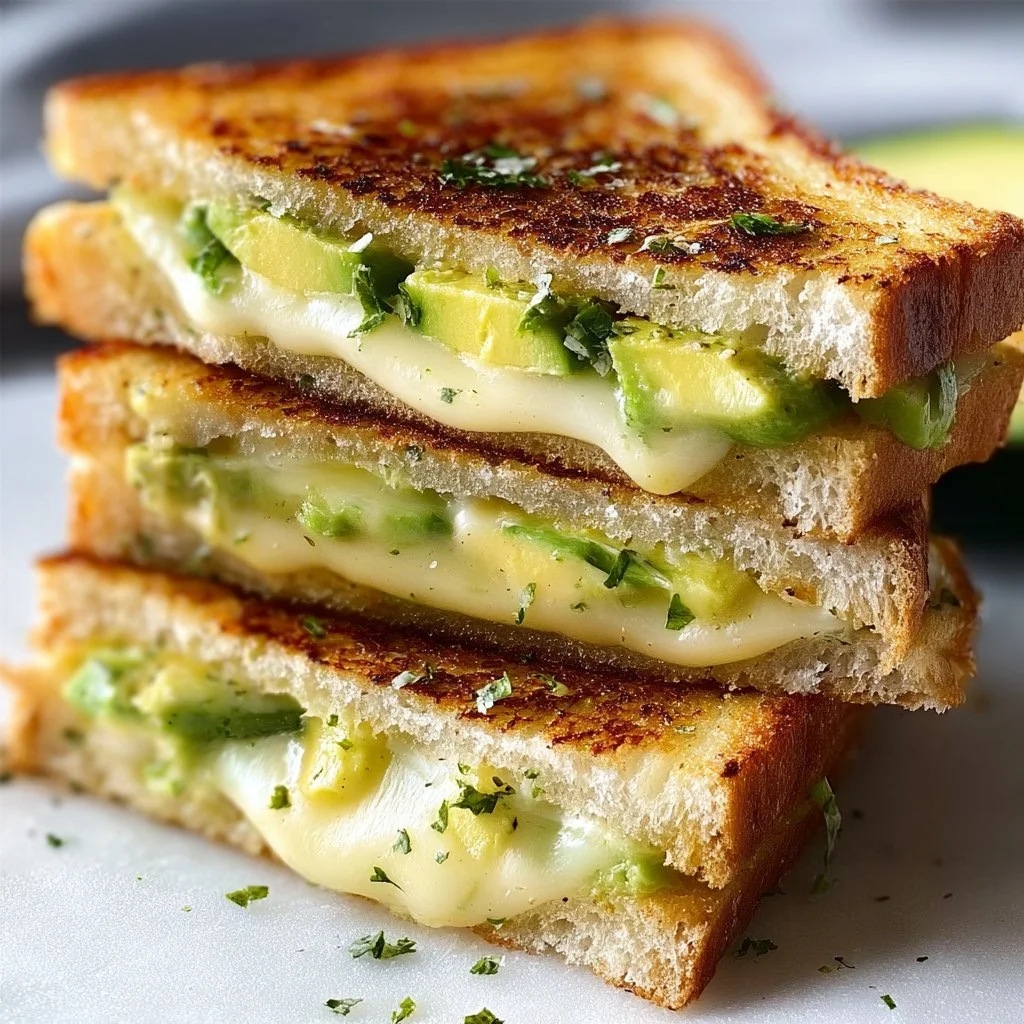 Creamy Avocado Grilled Cheese