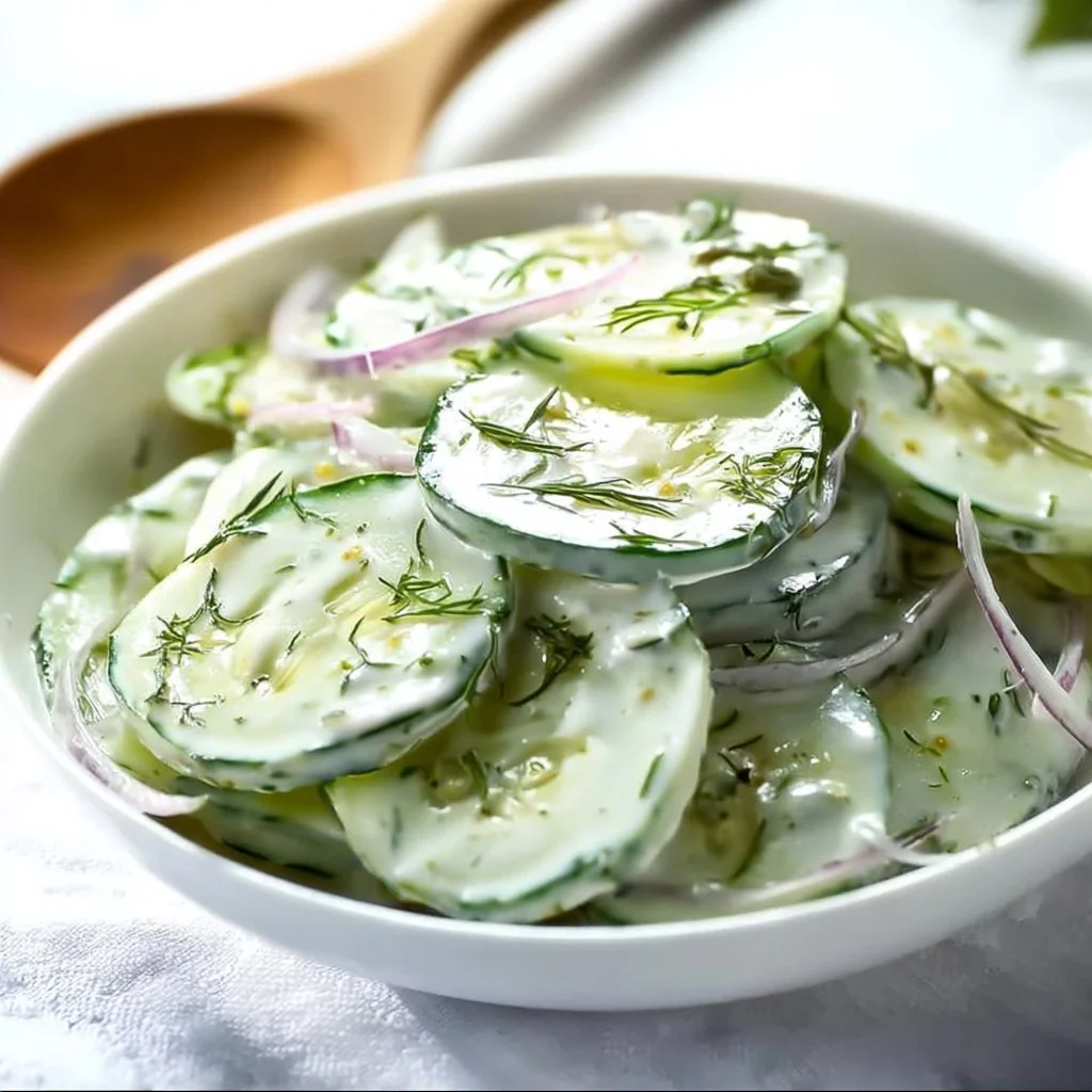 Creamy Cucumber Salad