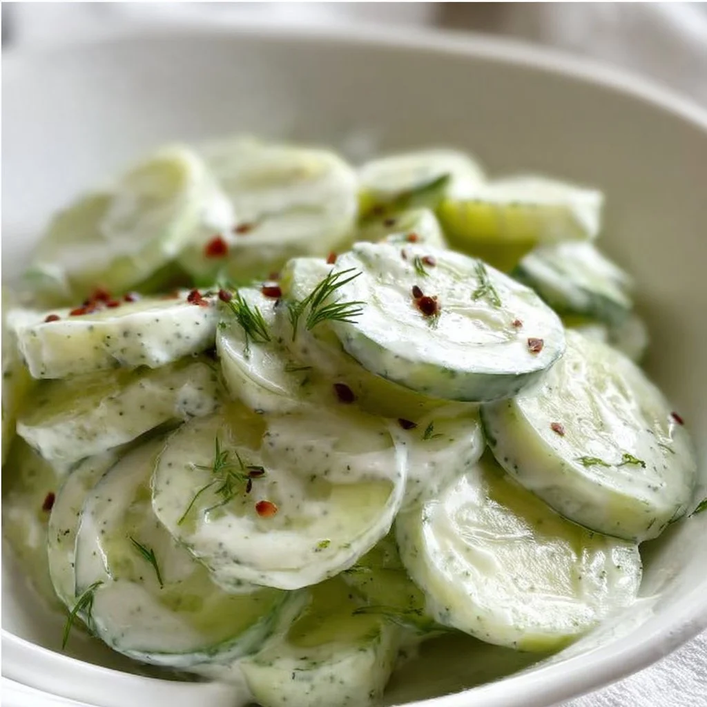 Creamy Cucumber Salad