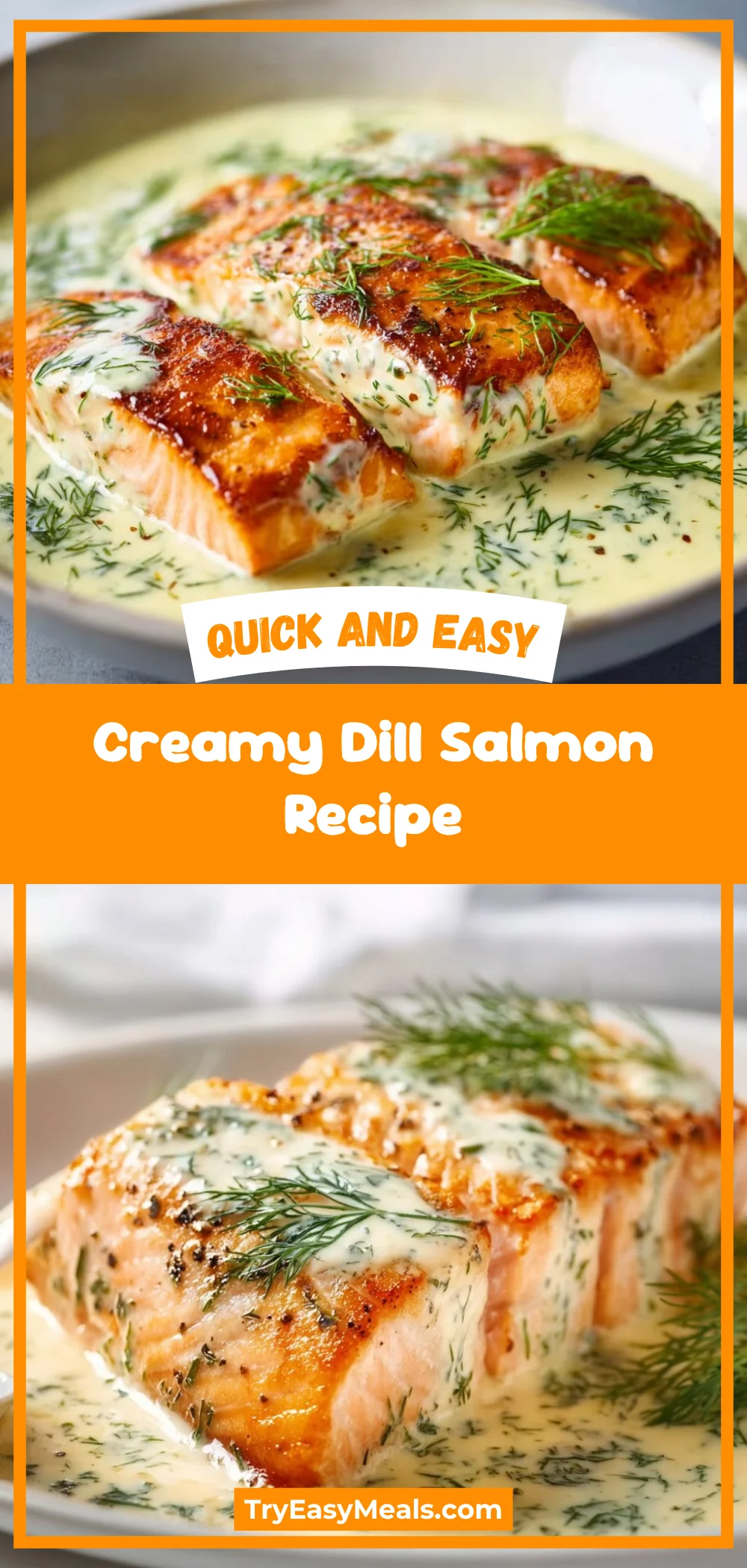 Creamy Dill Salmon Recipe