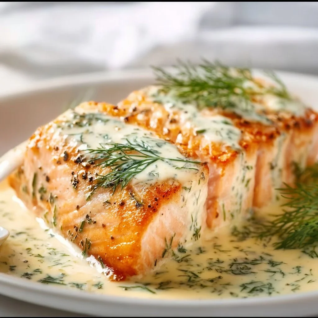 Creamy Dill Salmon Recipe