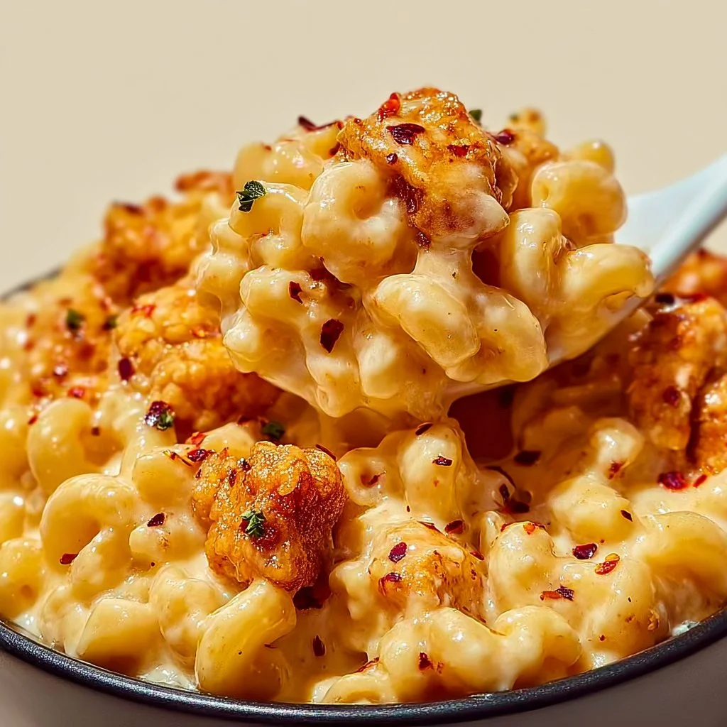 Creamy Honey Pepper Chicken Mac and Cheese Delight
