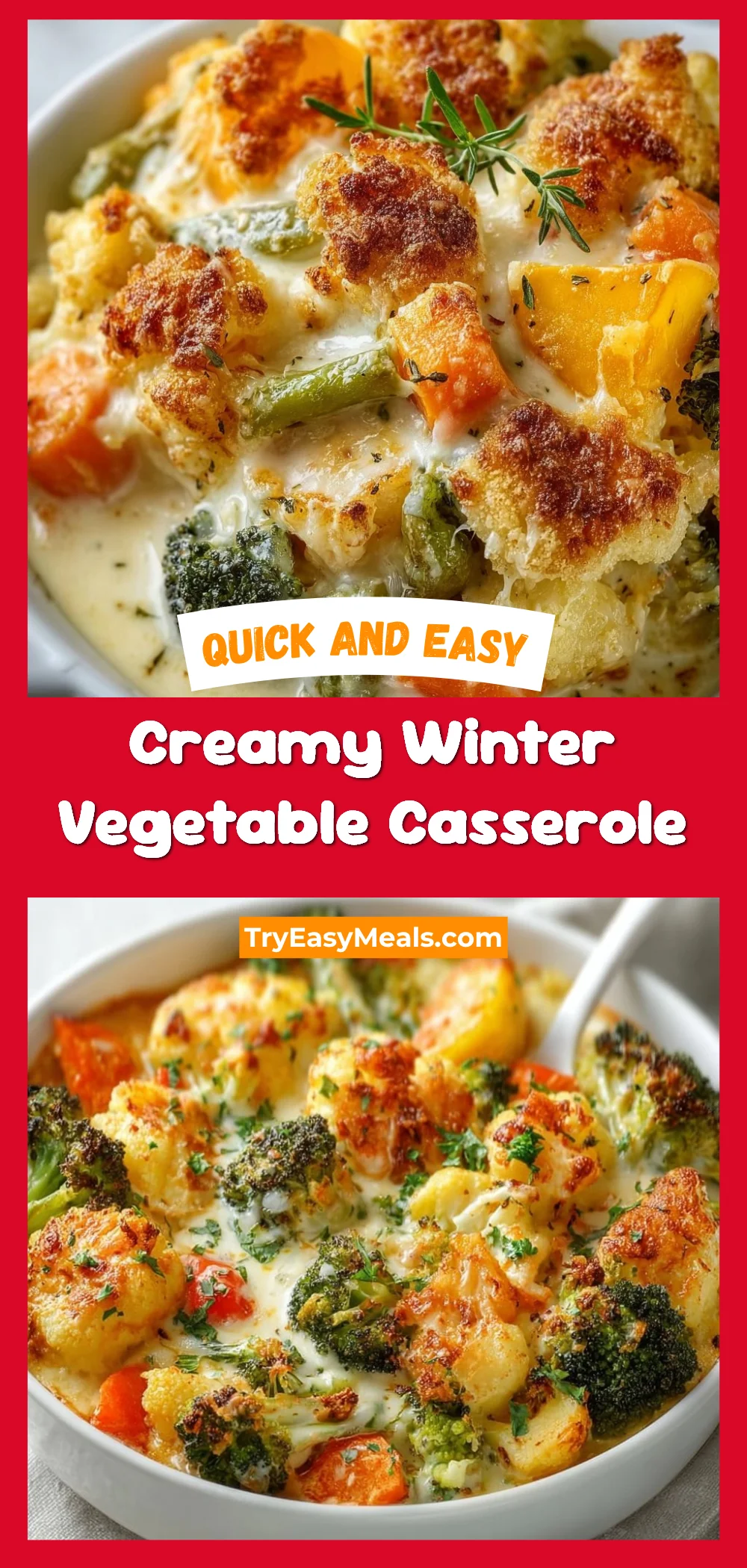 Creamy Winter Vegetable Casserole