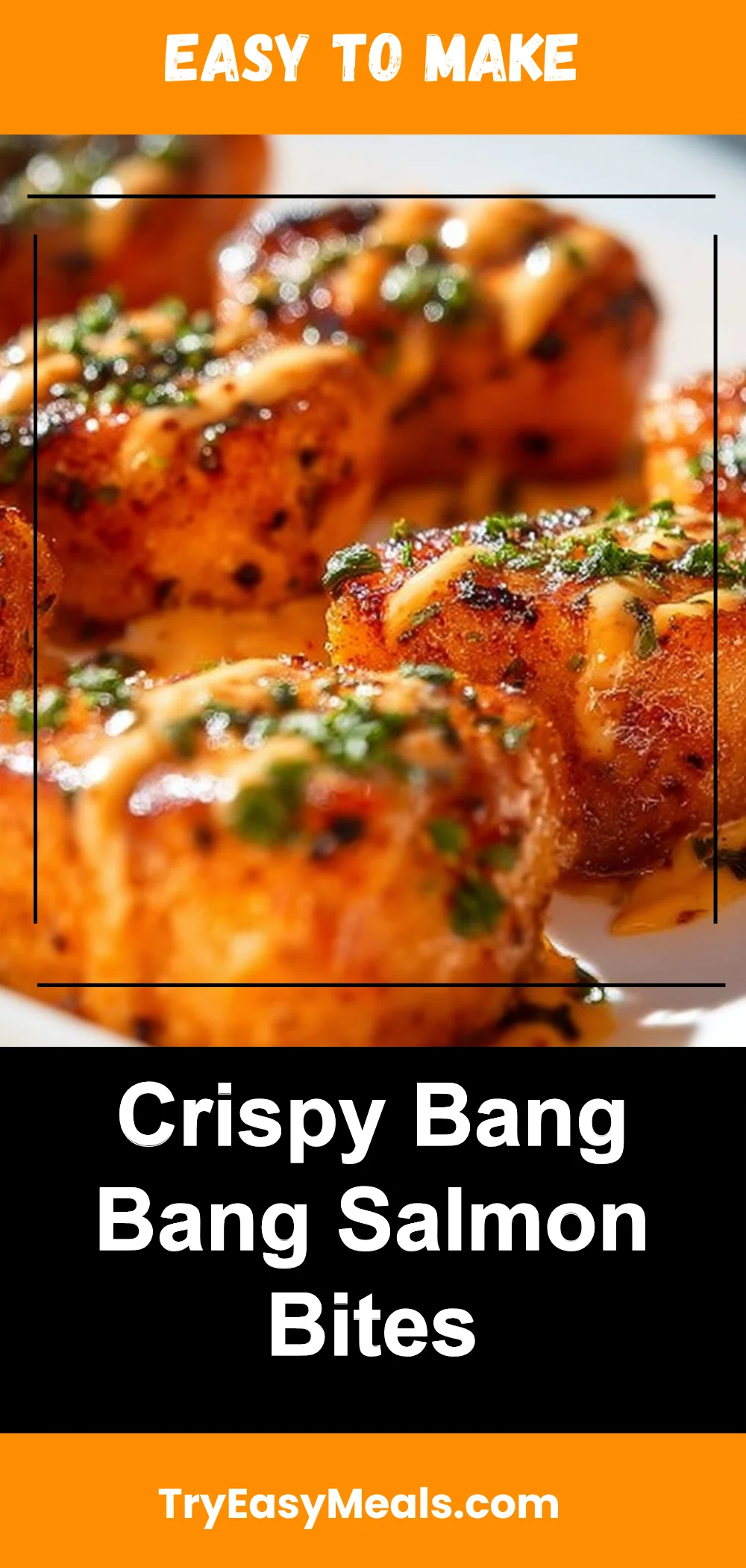 Crispy Bang Bang Salmon Bites