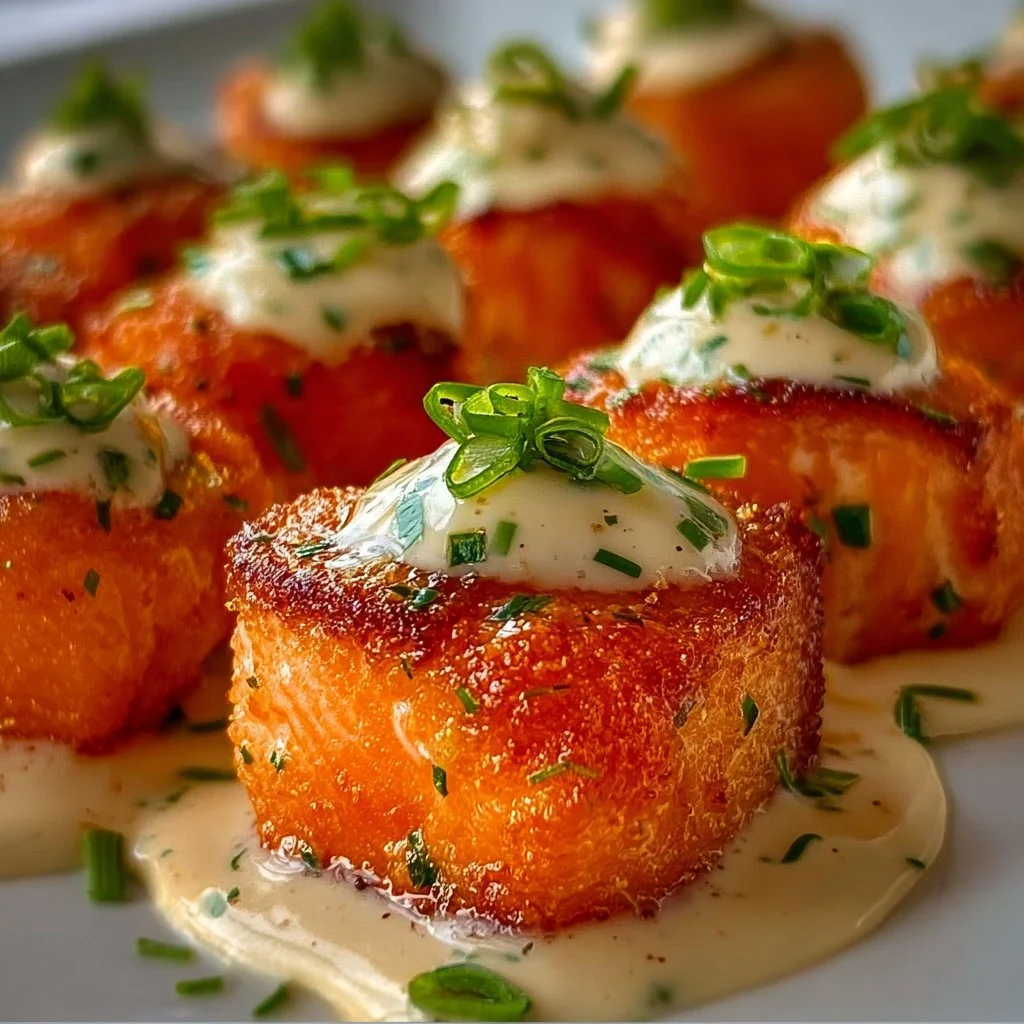 Crispy Bang Bang Salmon Bites