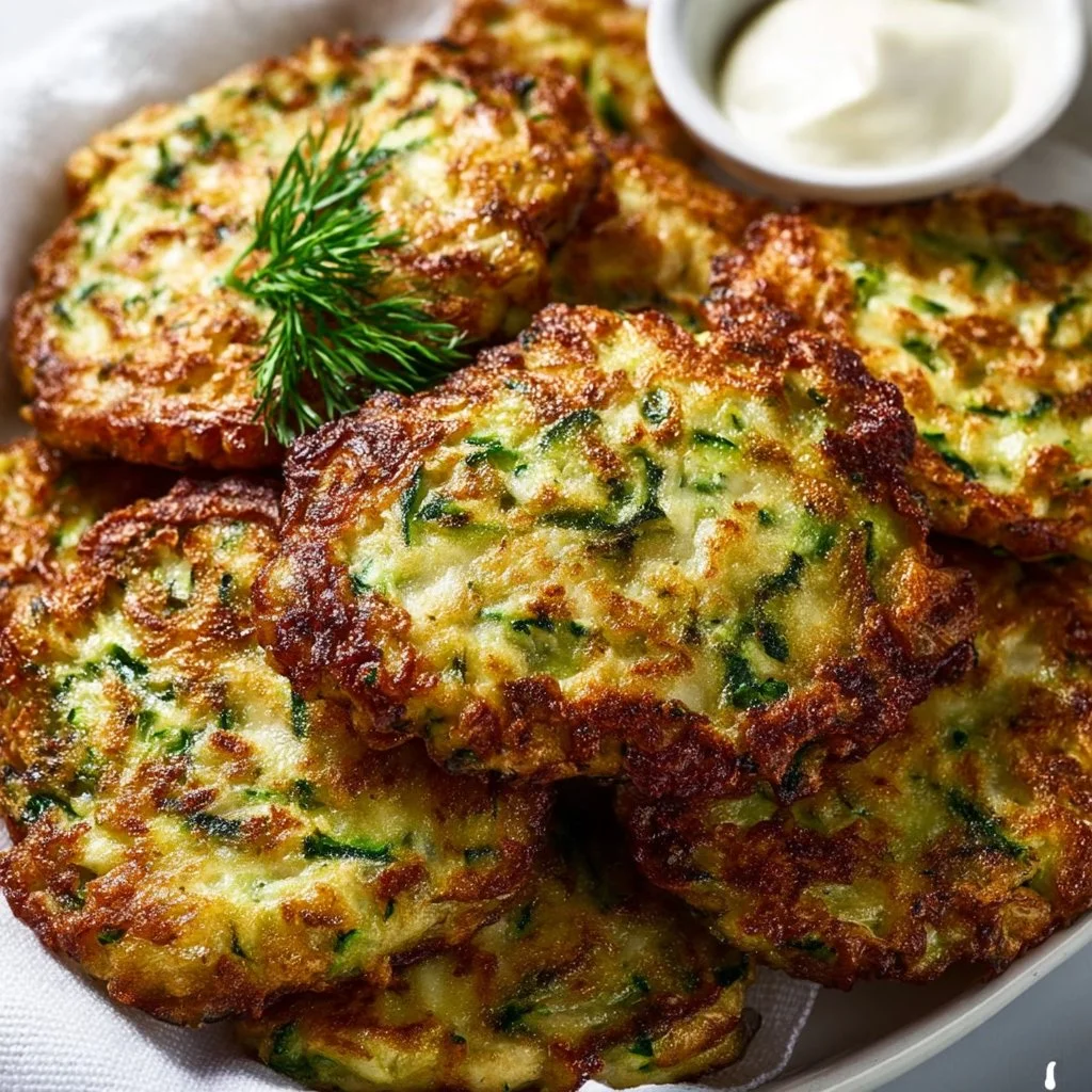 Crispy Zucchini Fritters