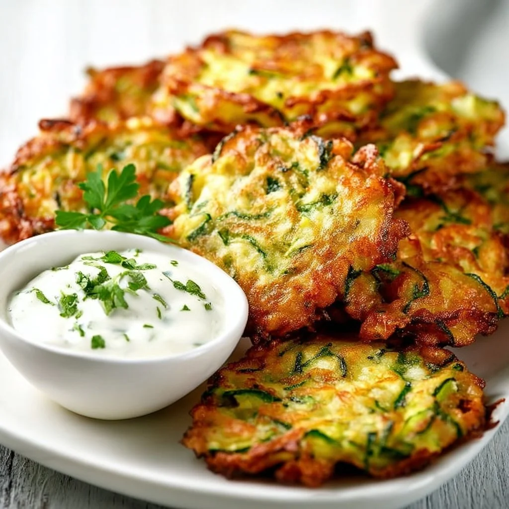 Crispy Zucchini Fritters