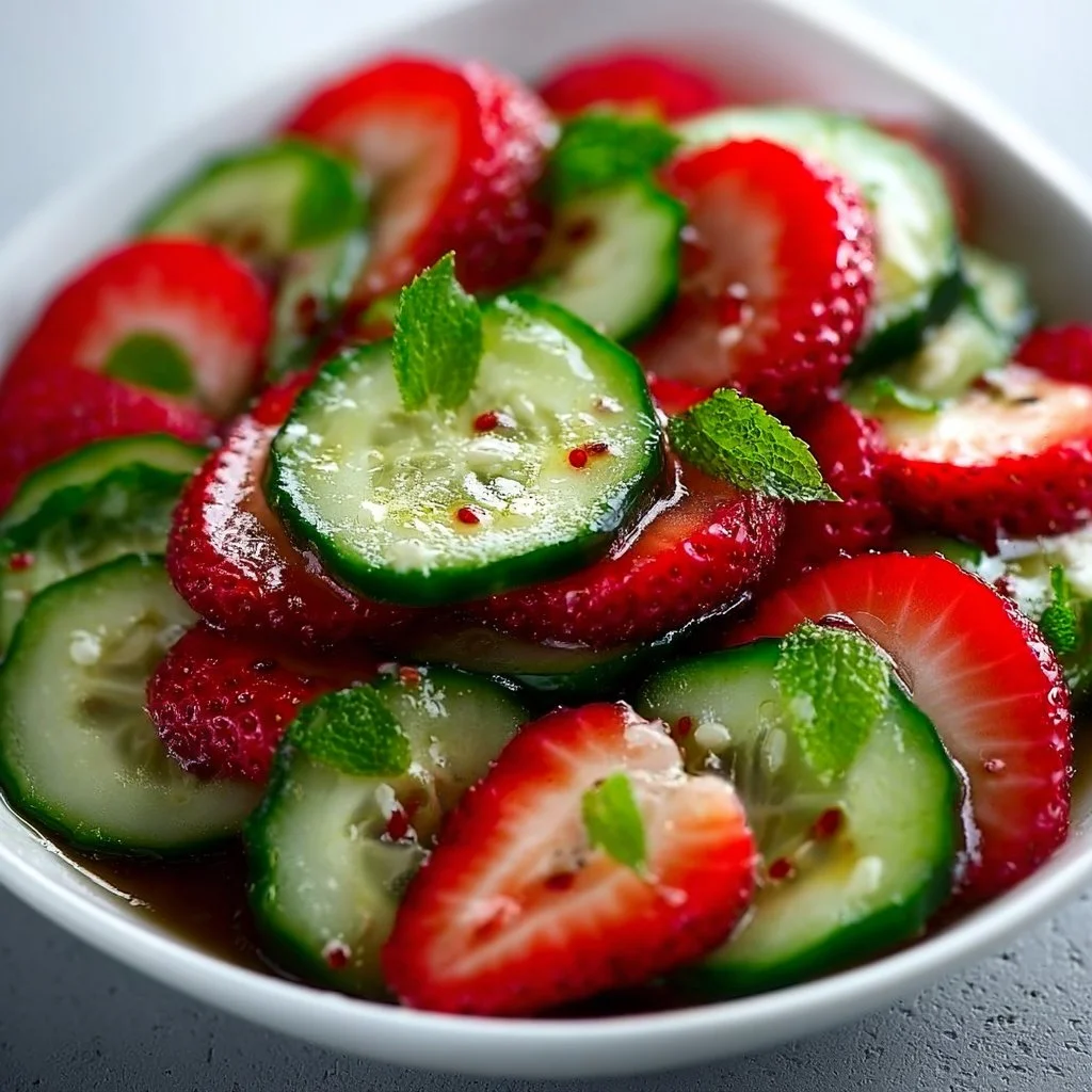 This Cucumber Strawberry Salad