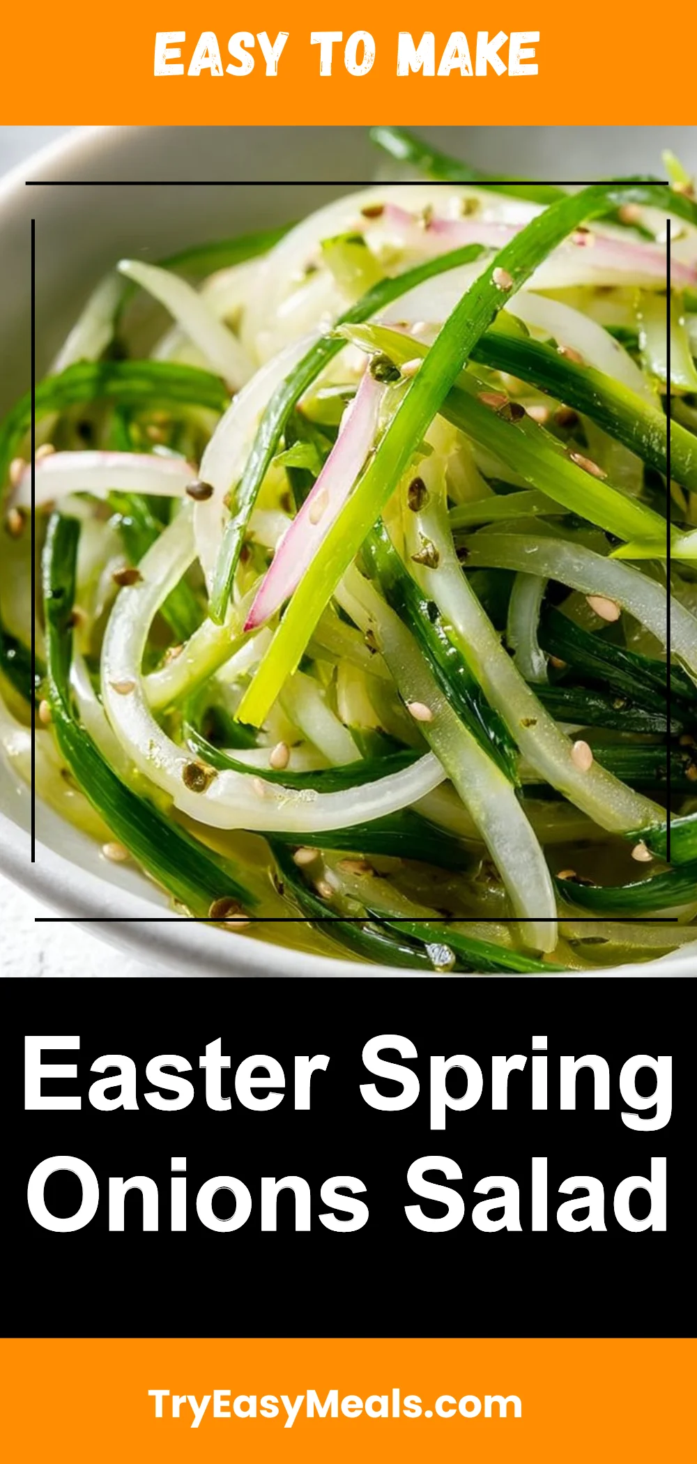 Easter Spring Onions Salad