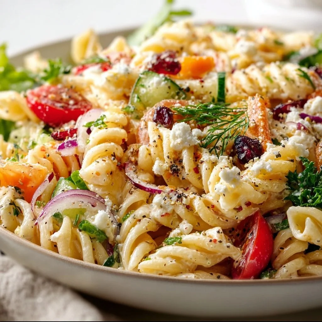 Festive Christmas Pasta Salad