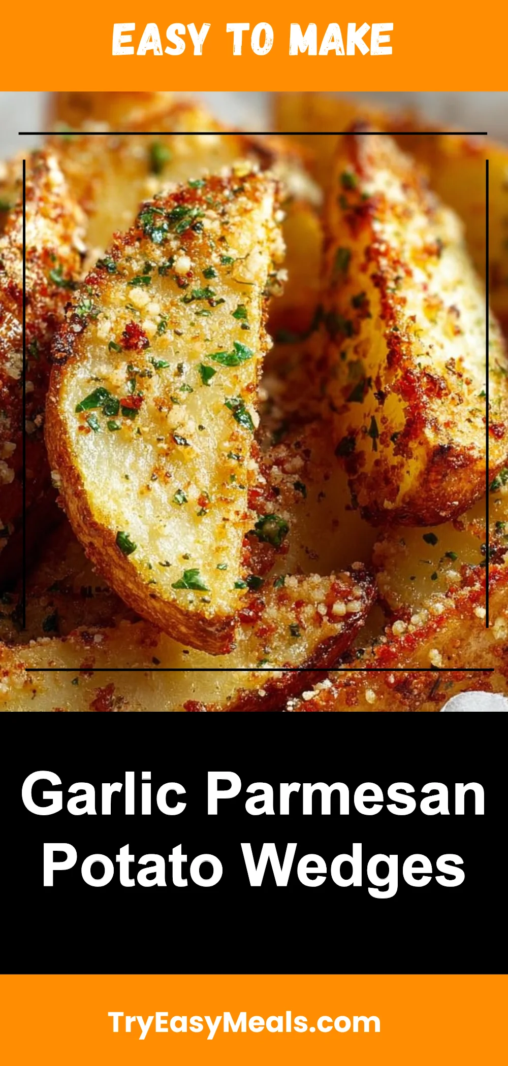 Garlic Parmesan Potato Wedges