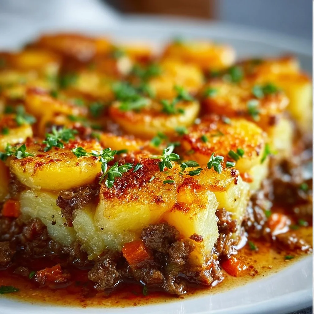 Hamburger Potato Casserole Recipe
