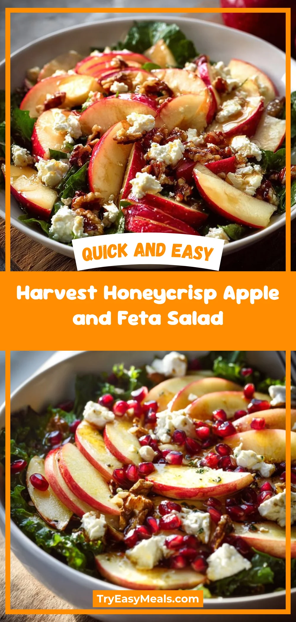 Harvest Honeycrisp Apple and Feta Salad