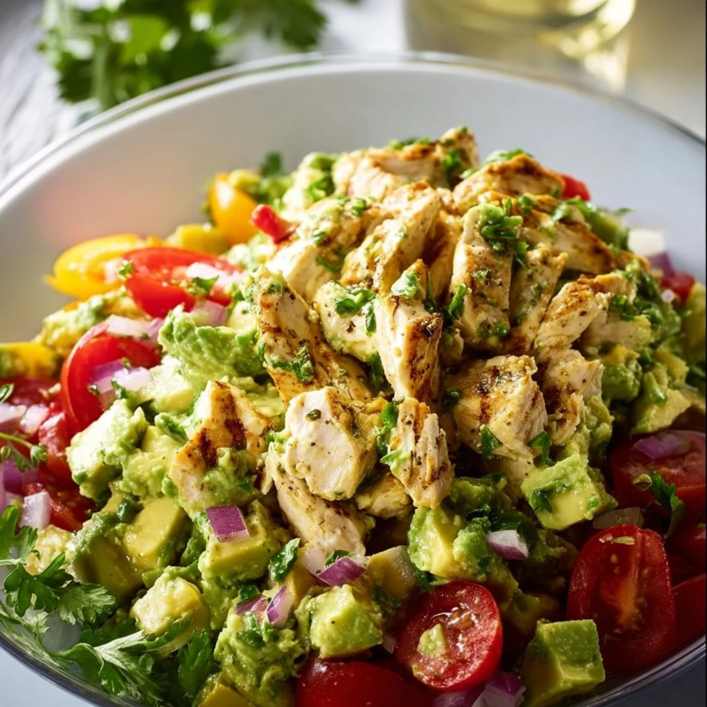 Healthy Avocado Chicken Salad
