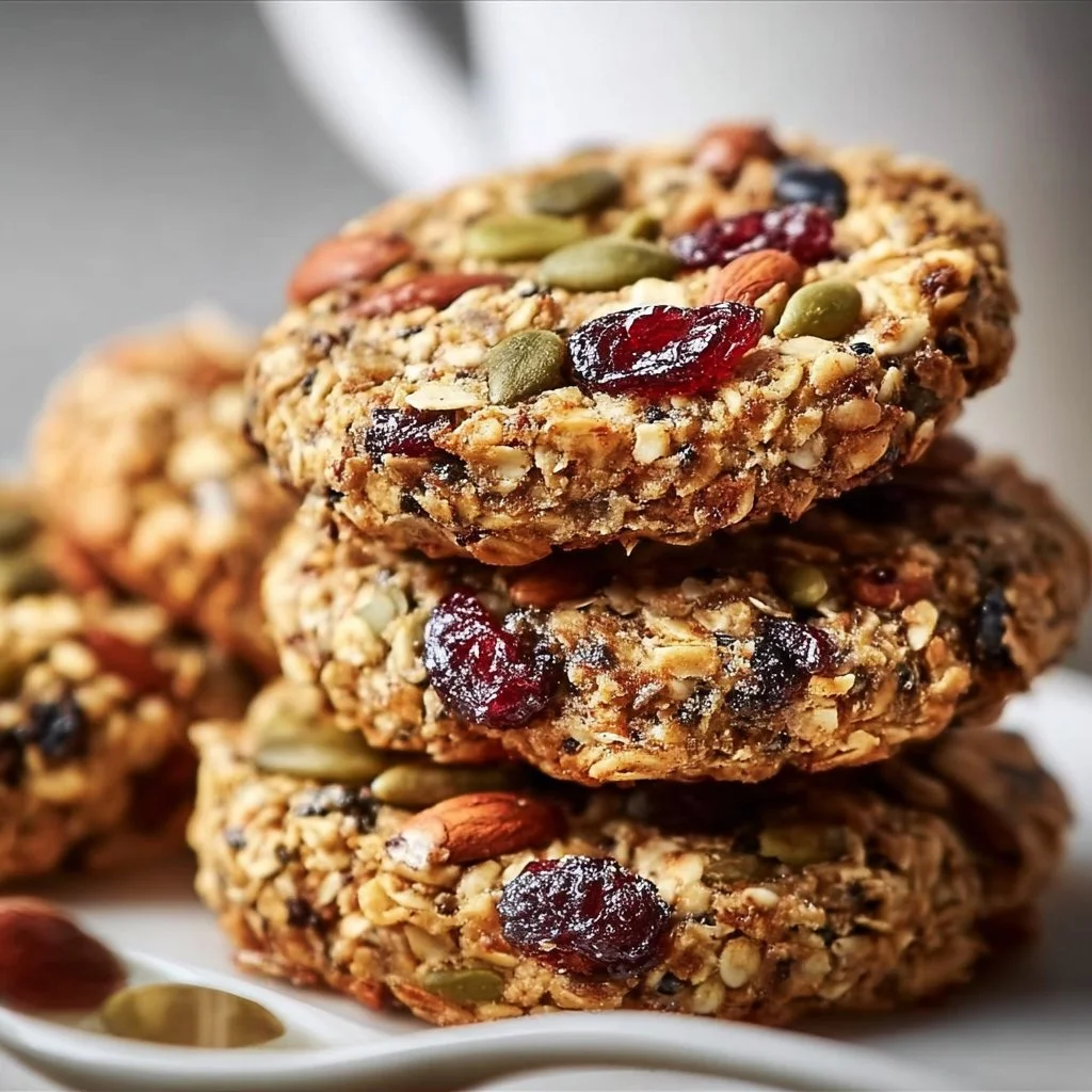 Healthy Nut & Seed Energy Cookies