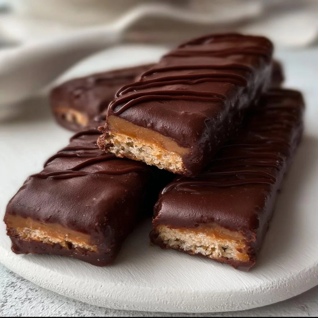 Healthy Twix Bars (Gluten-free) Homemade Recipe