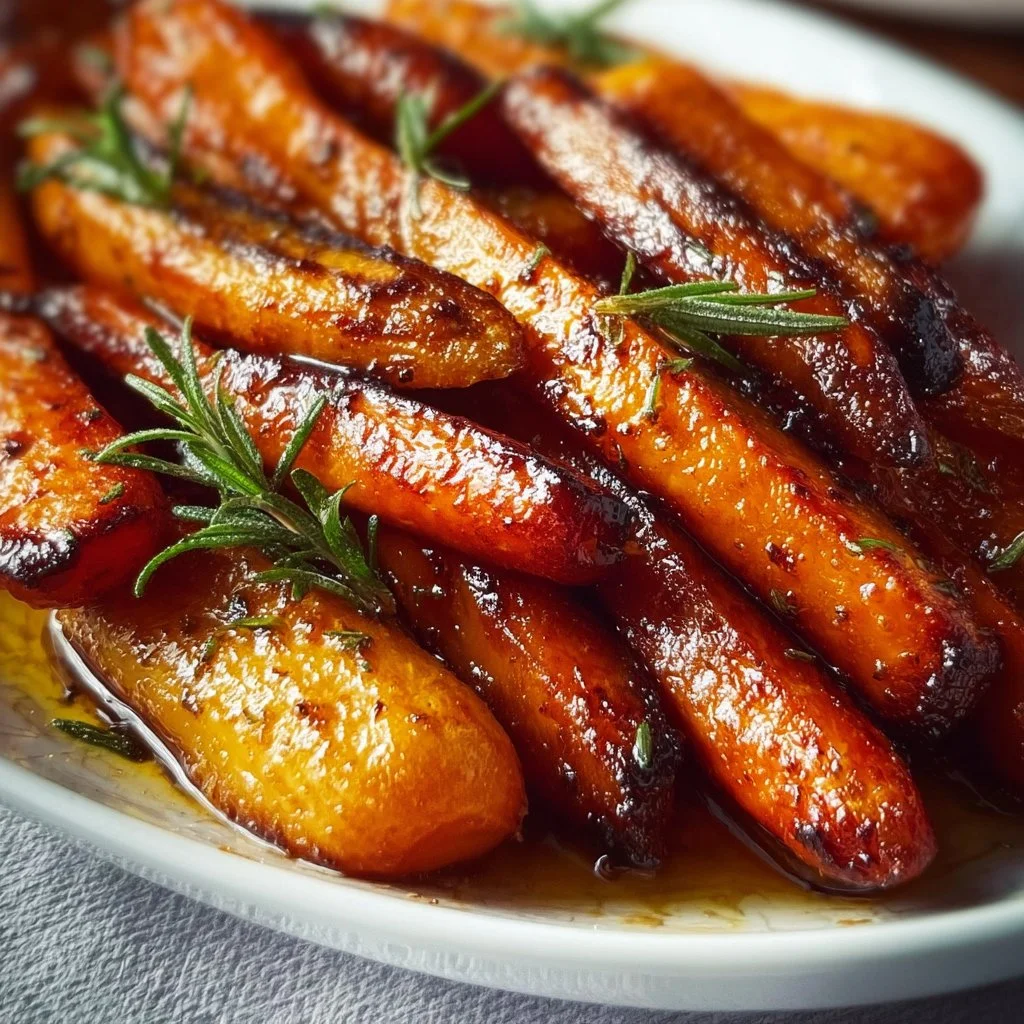 Honey Balsamic Roasted Carrots