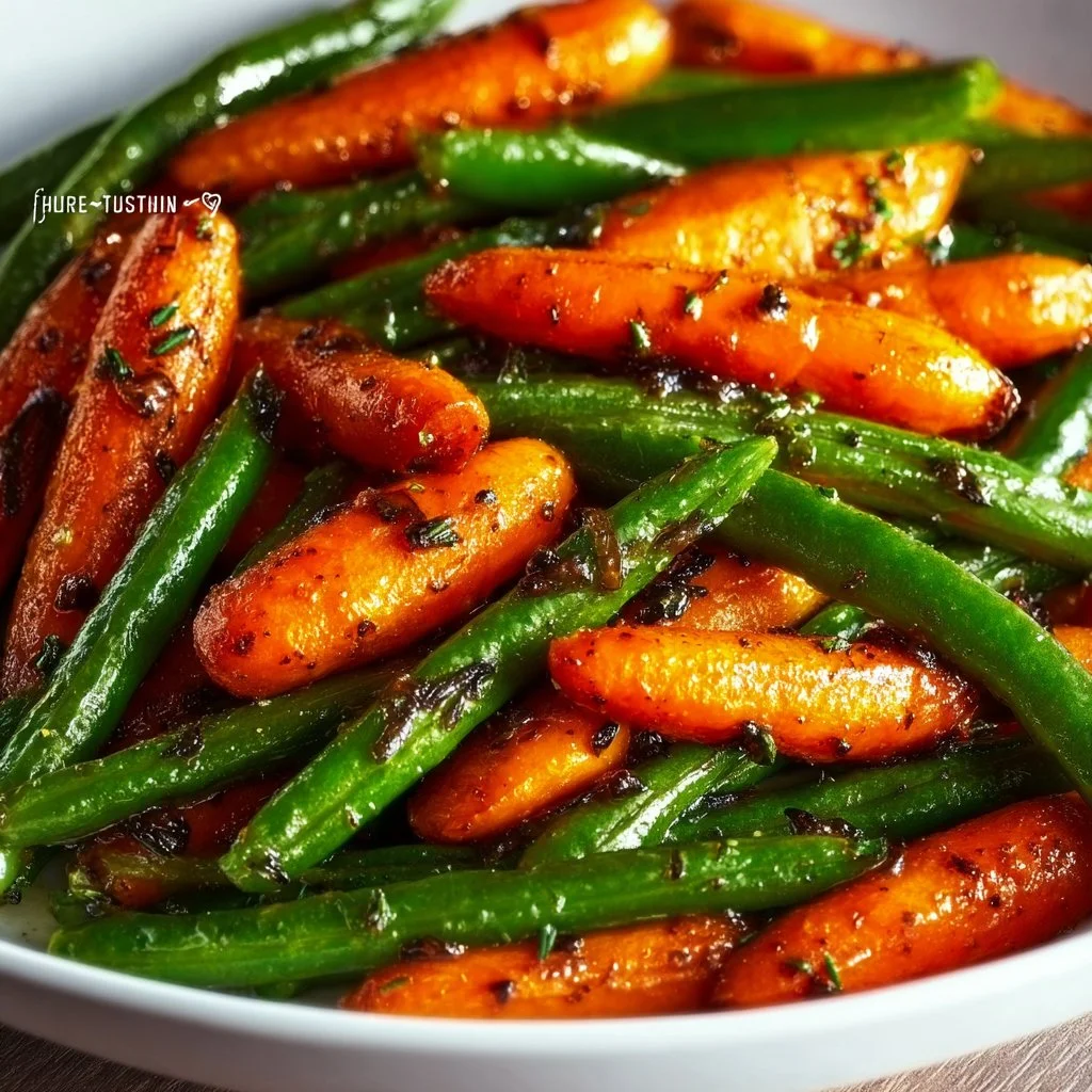 Honey Glazed Carrots & Green Beans: Quick, Flavorful Delight