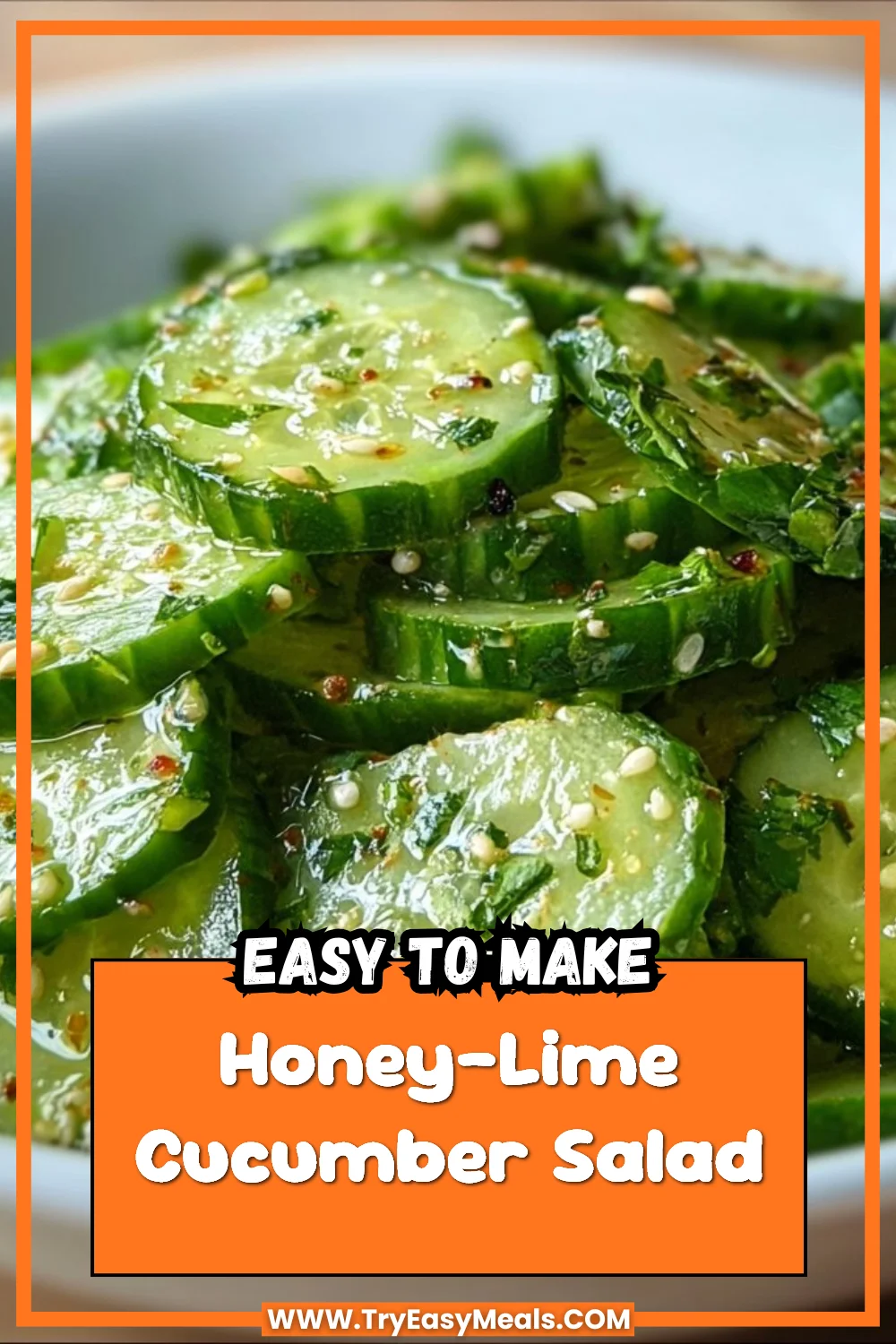 Honey-Lime Cucumber Salad