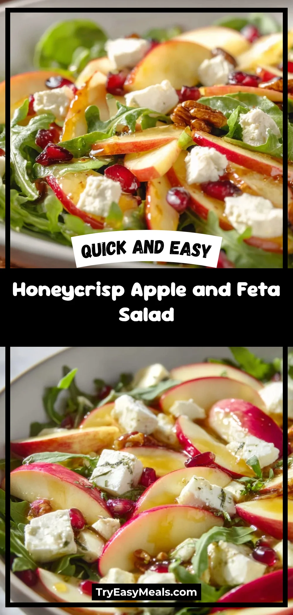 Honeycrisp Apple and Feta Salad