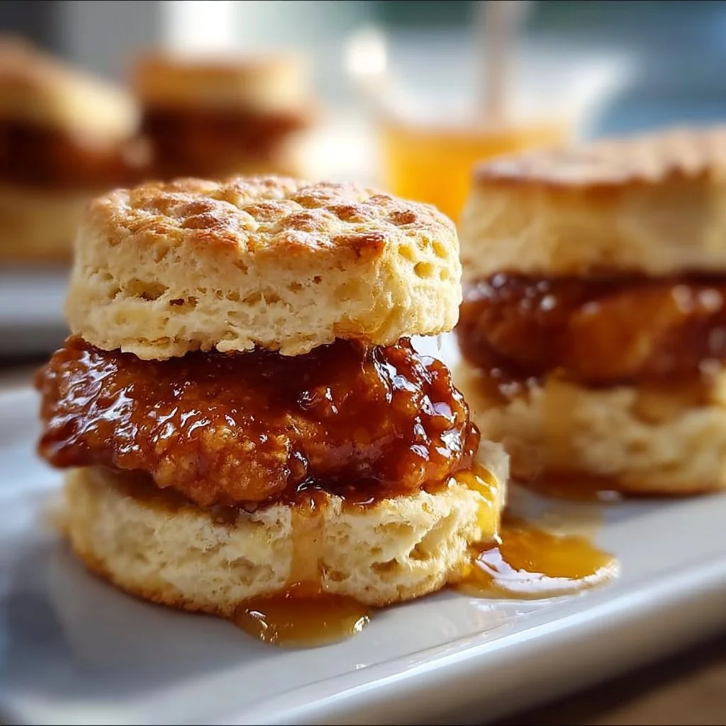 Hot Honey Chicken Biscuits