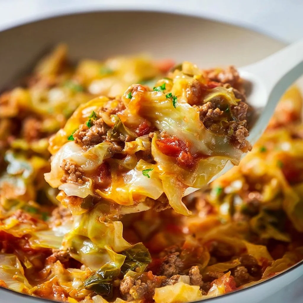 Low Carb Unstuffed Cabbage Casserole Recipe