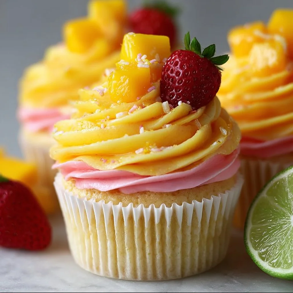 Irresistible Mango Margarita Cupcakes Bursting With Flavor