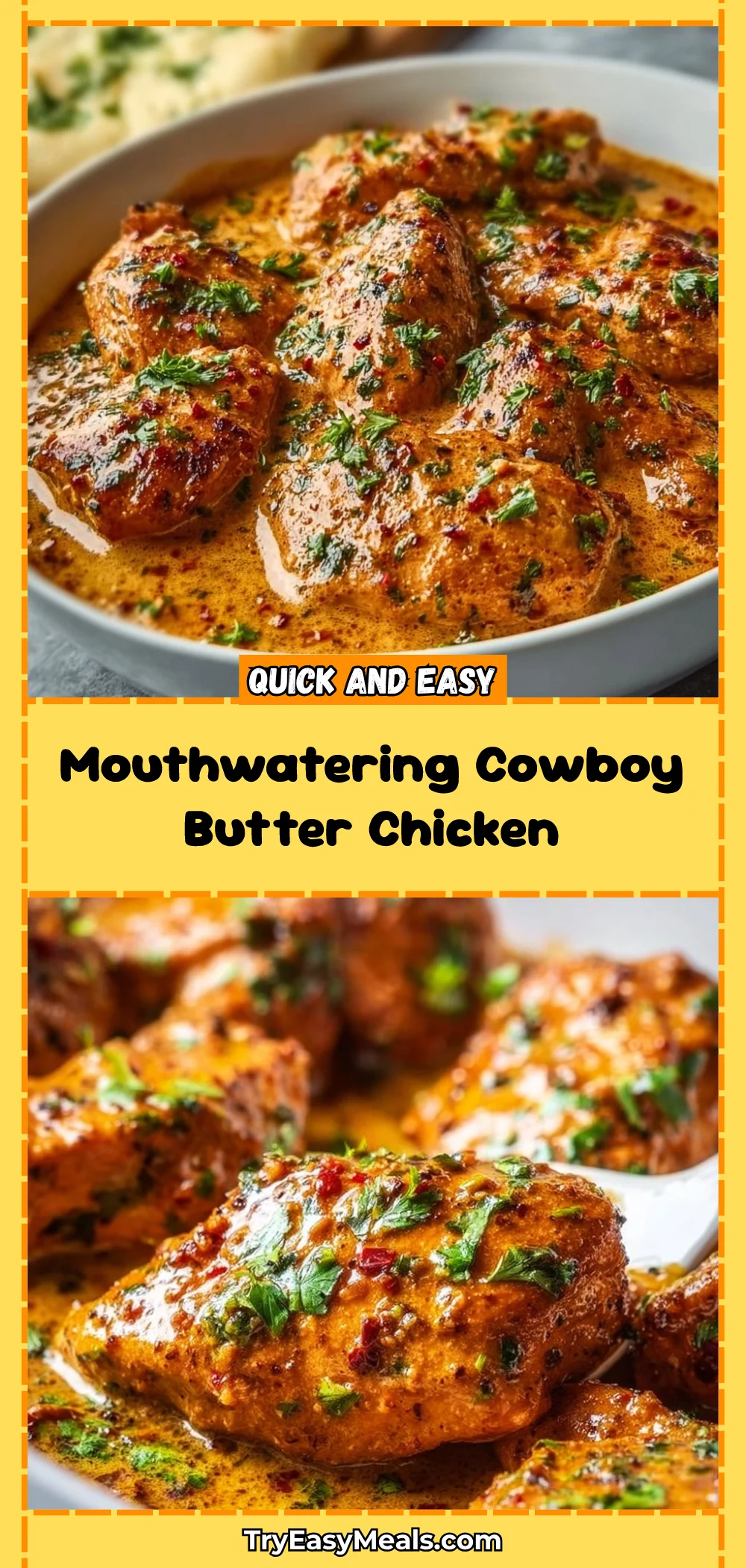 Mouthwatering Cowboy Butter Chicken