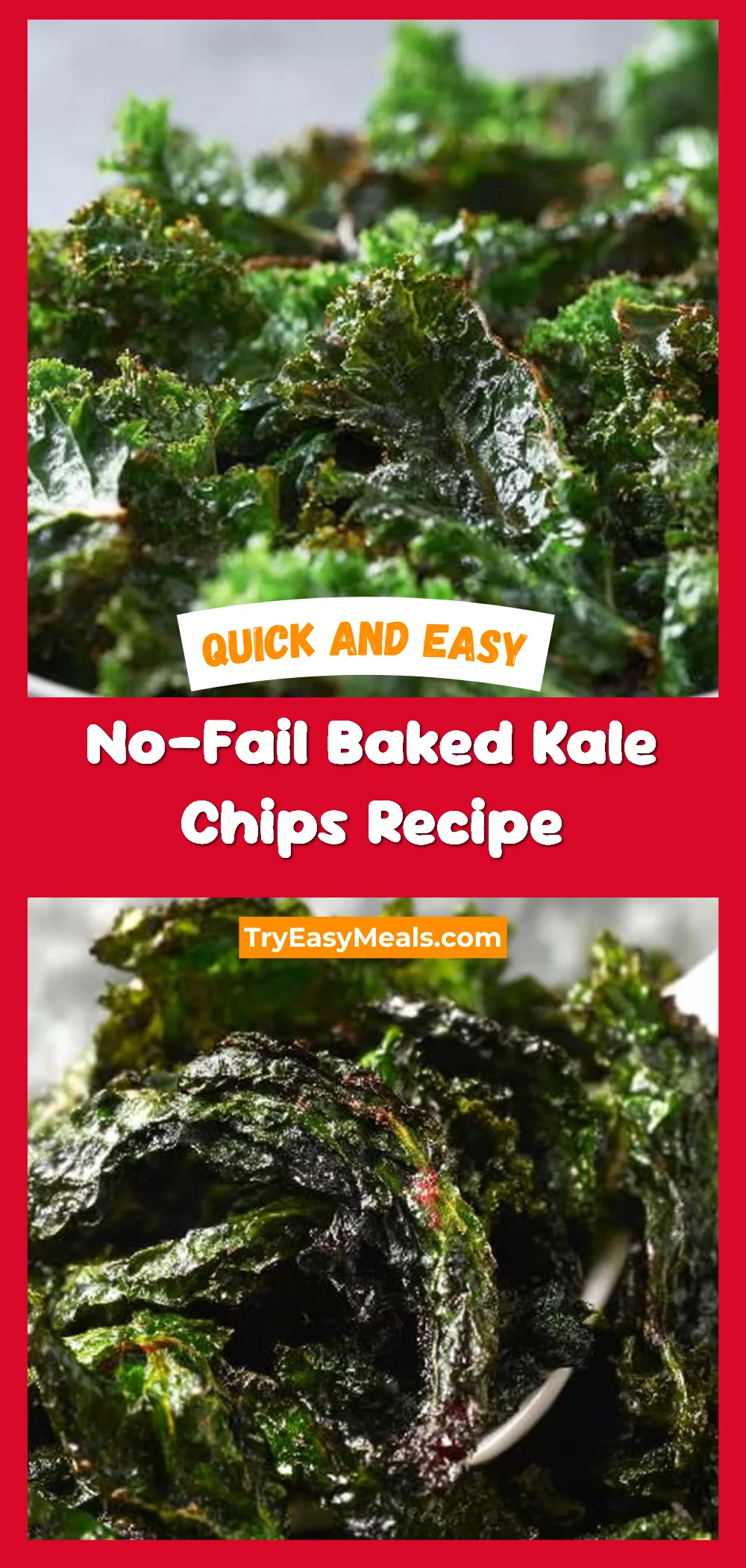 No-Fail Baked Kale Chips Recipe