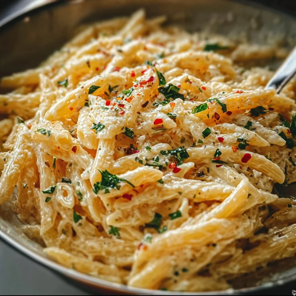 One Pot Creamy Garlic Pasta