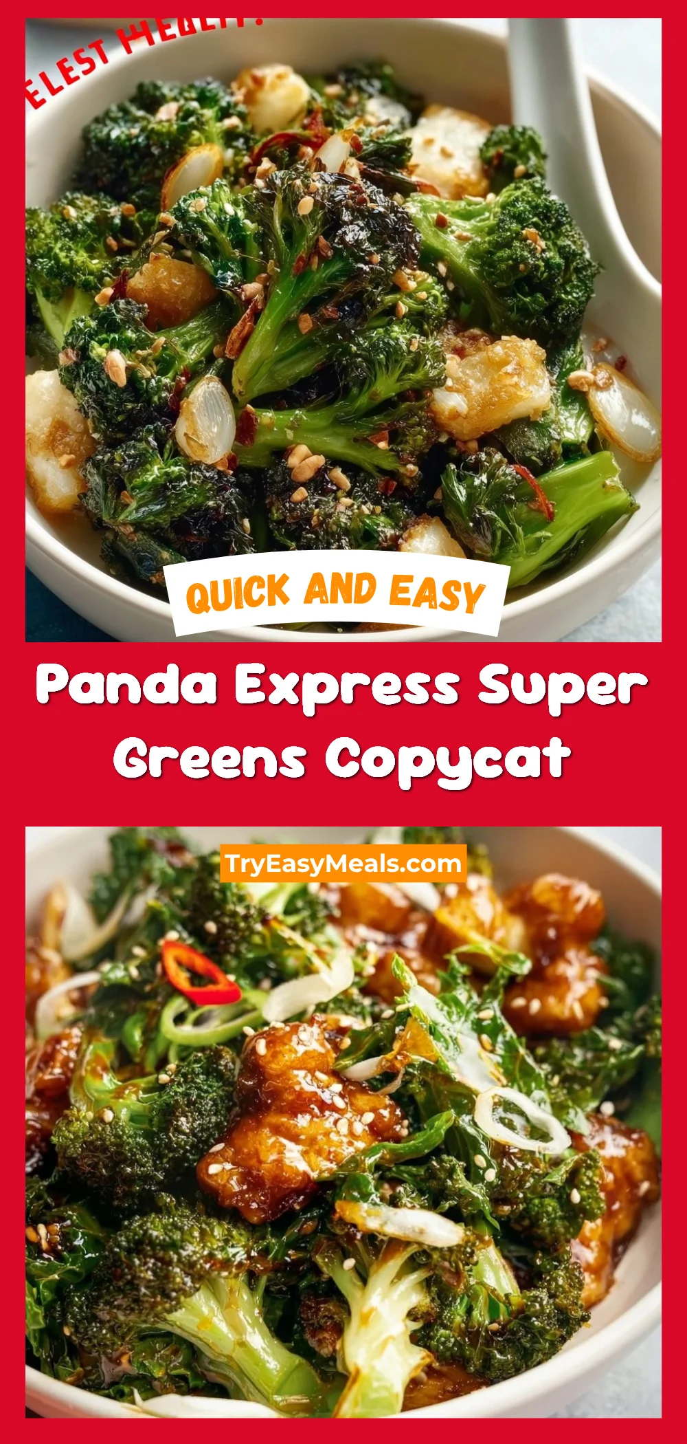 Panda Express Super Greens Copycat