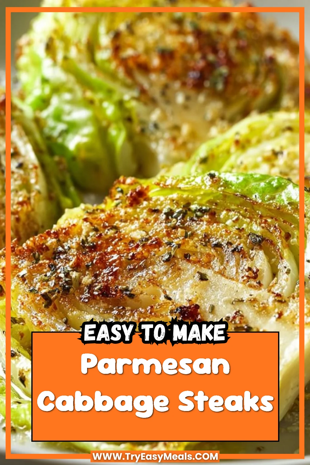 Parmesan Cabbage Steaks