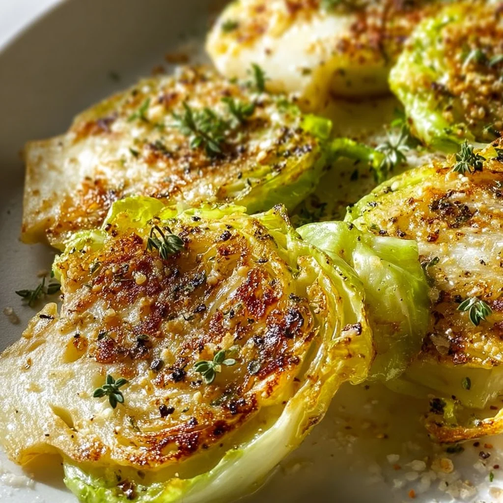 Parmesan Cabbage Steaks