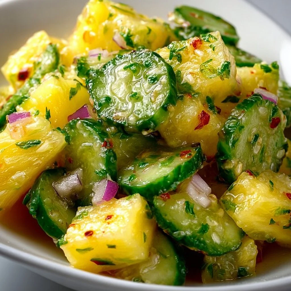 Pineapple Cucumber Salad