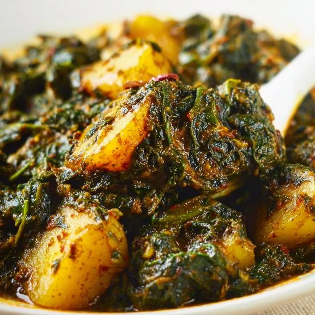 Potato and Spinach Curry