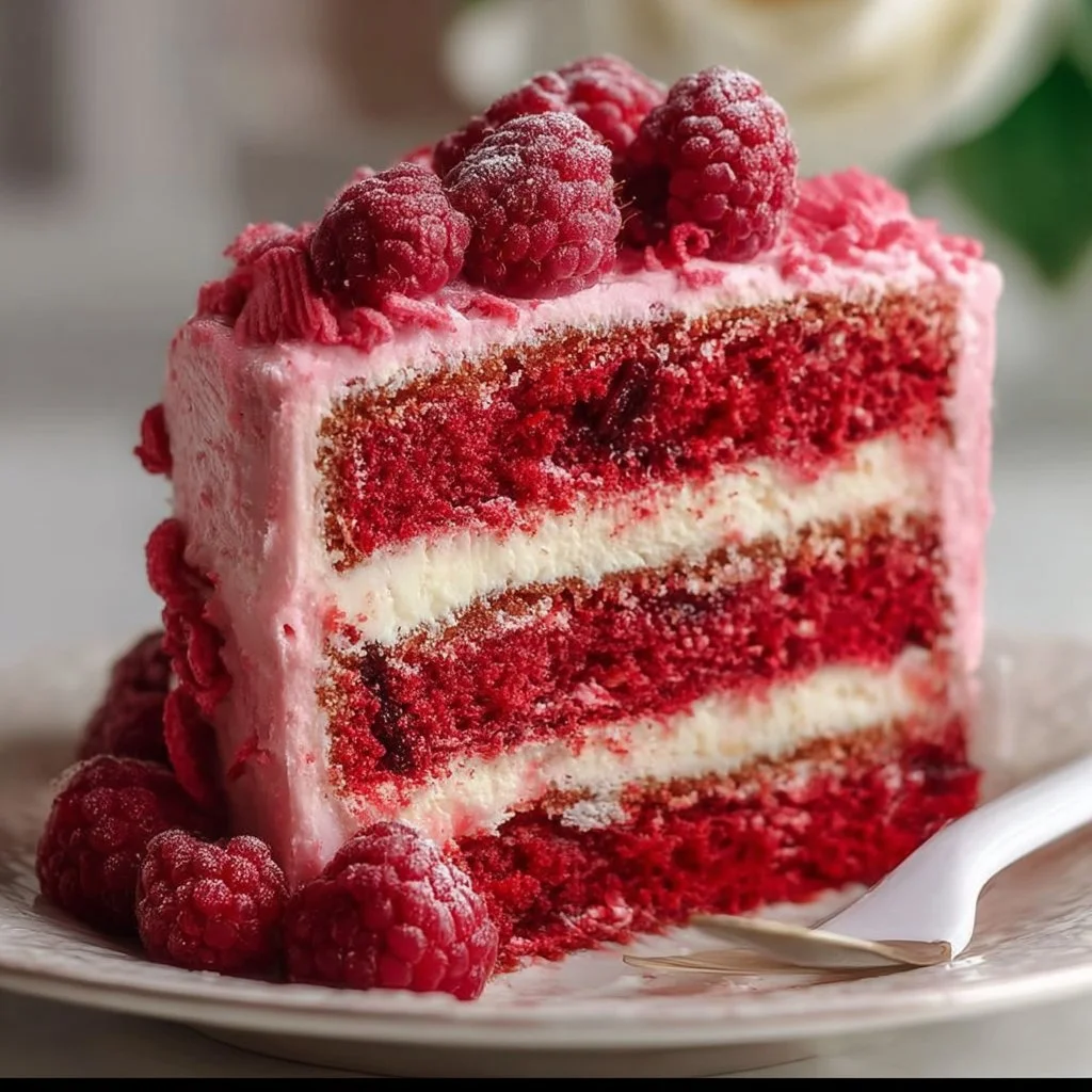 Raspberry Layer Cake