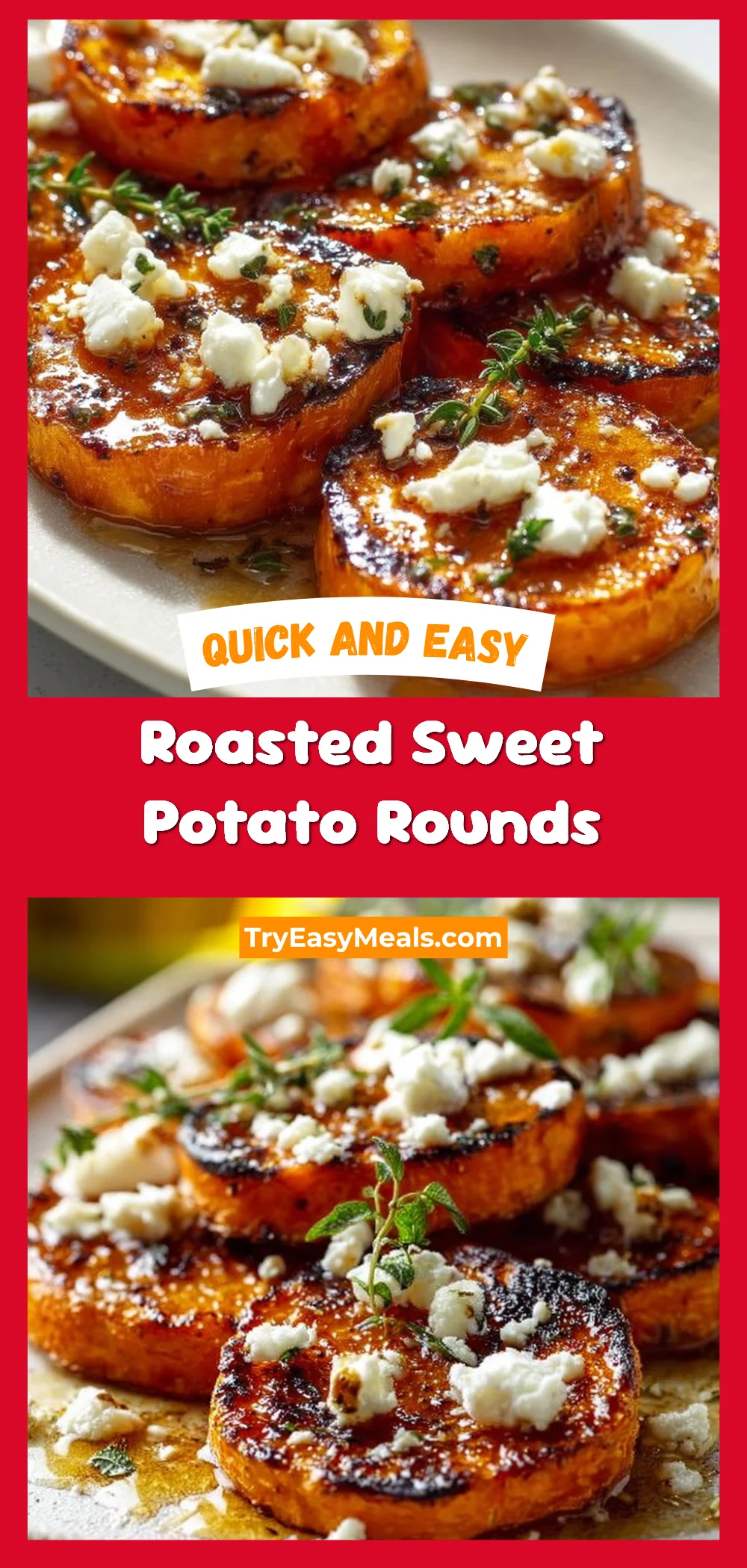 Roasted Sweet Potato Rounds