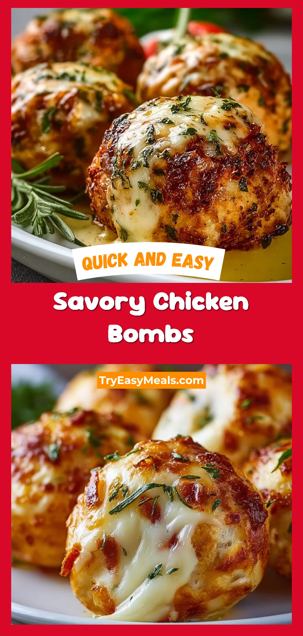 Savory Chicken Bombs