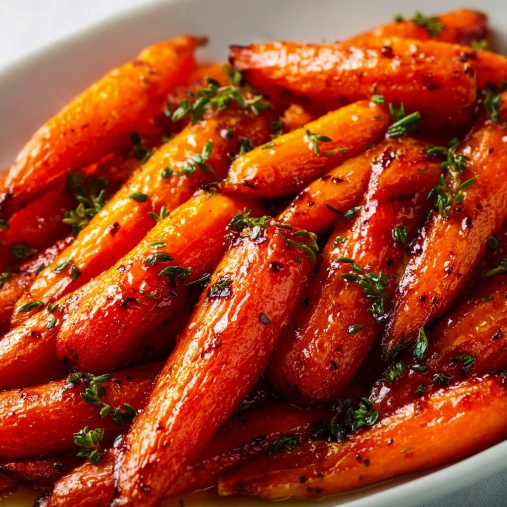 Simple Honey Roasted Carrots (Oven 400F)