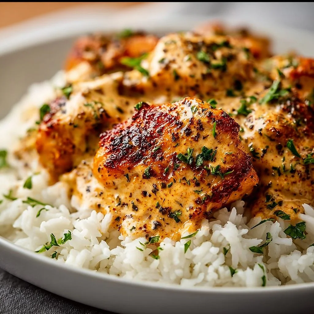 Best Smothered Chicken and Rice Recipe