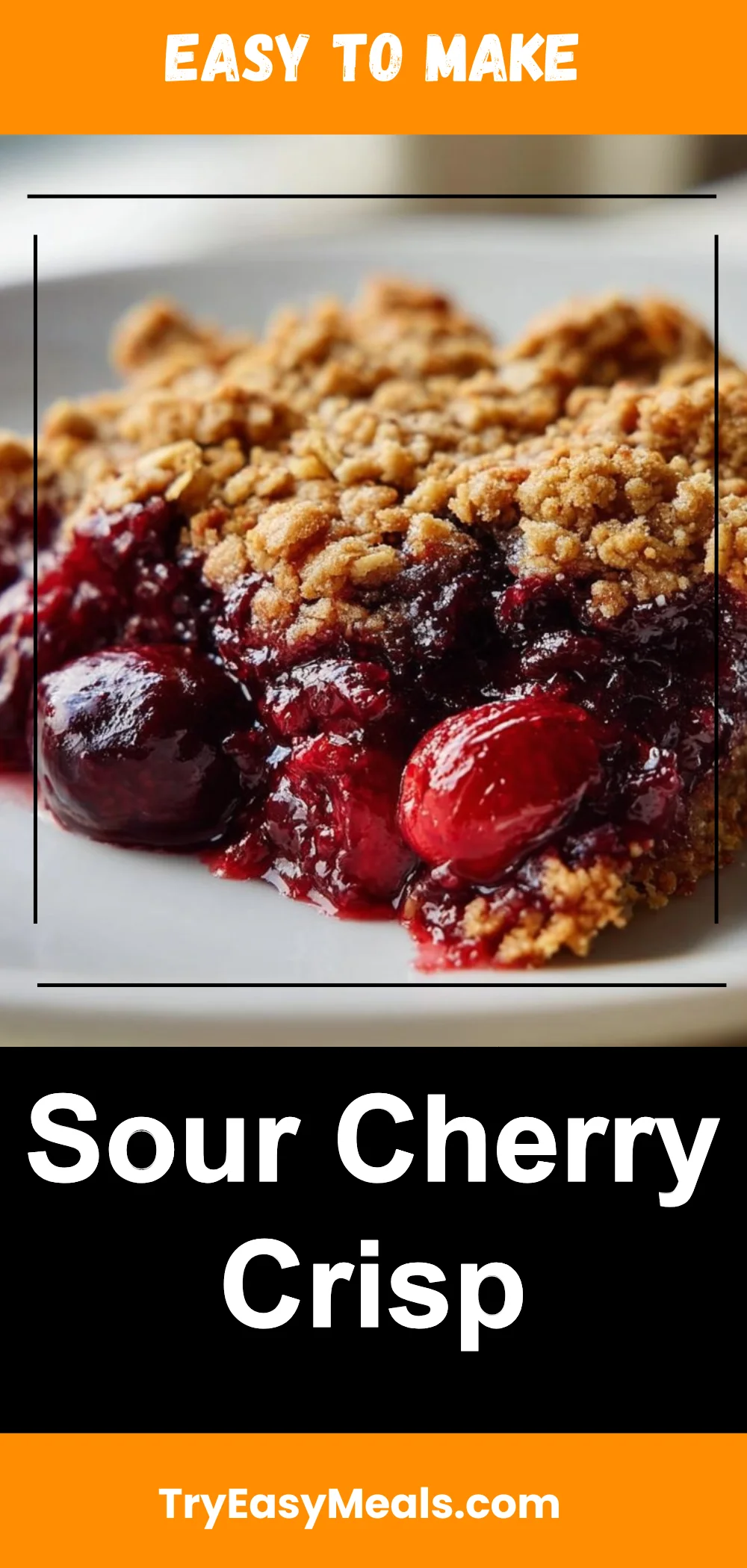 Sour Cherry Crisp