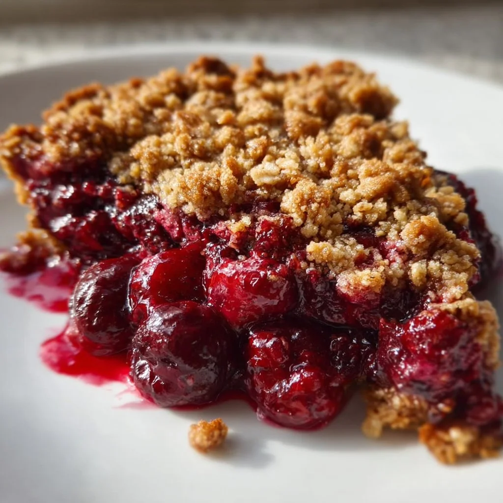 Sour Cherry Crisp