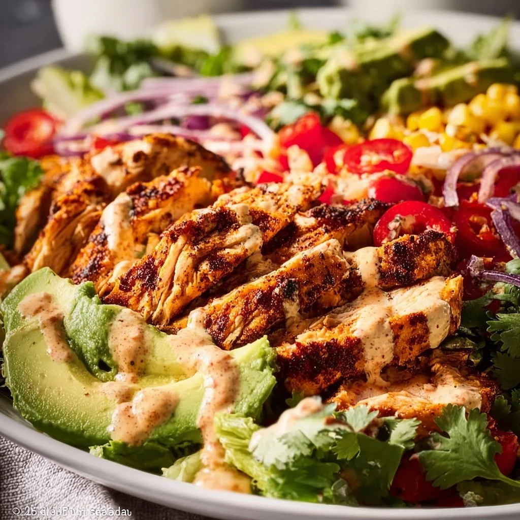 Spicy Southwest Avocado Chicken Salad