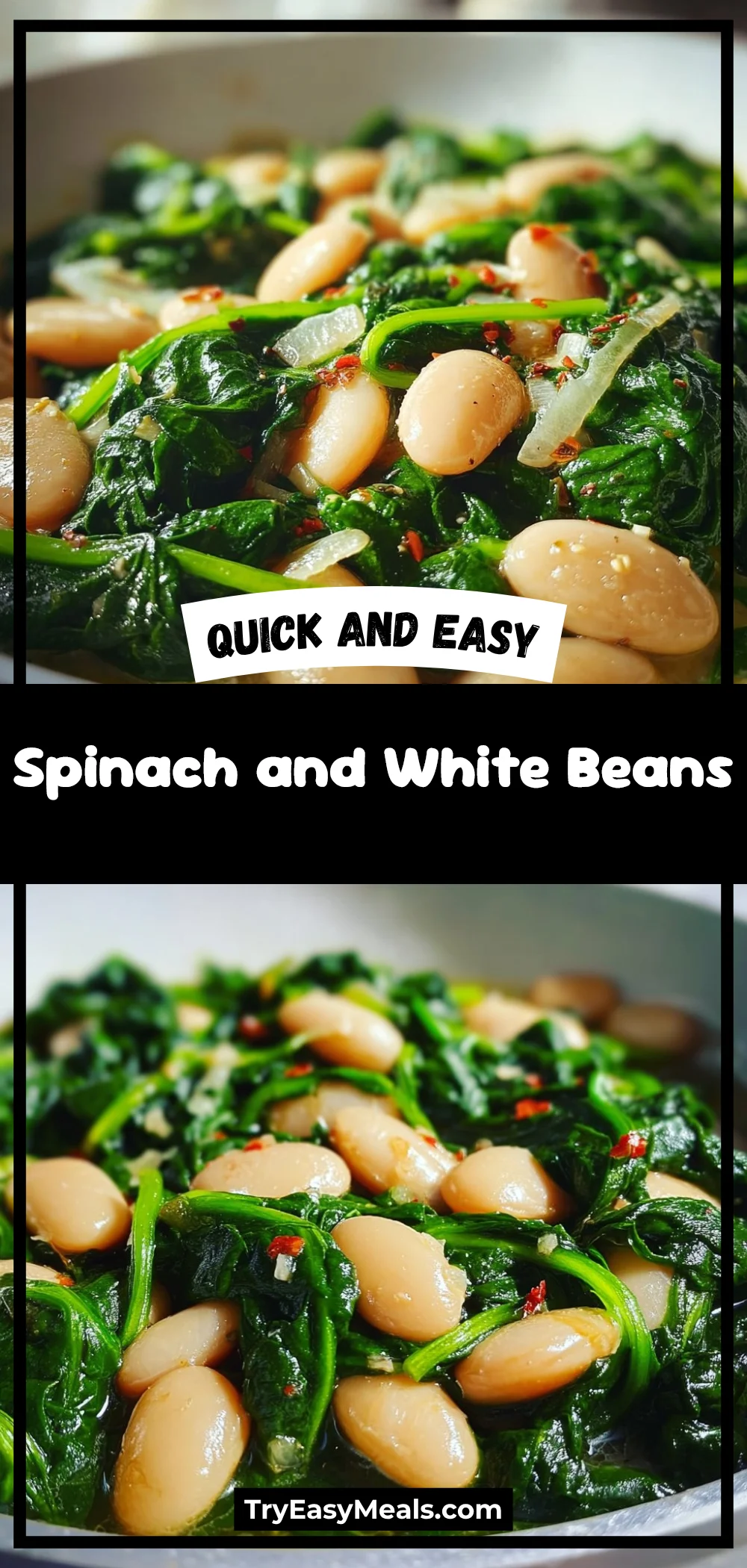 Spinach and White Beans