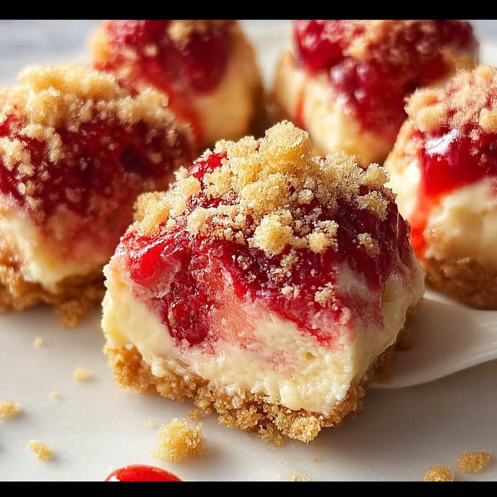 Strawberry Cheesecake Crunch Bites