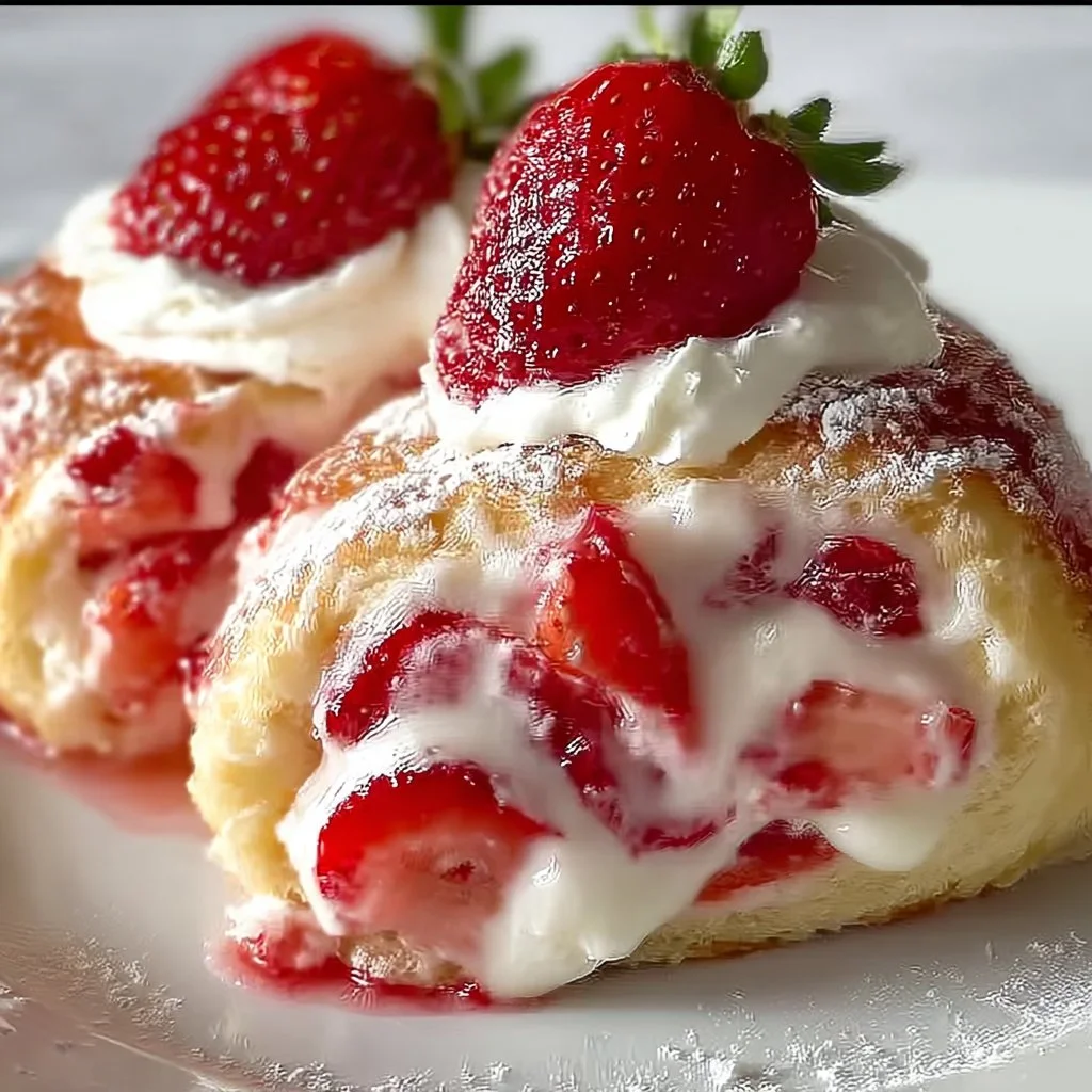 Strawberry Cheesecake Rolls